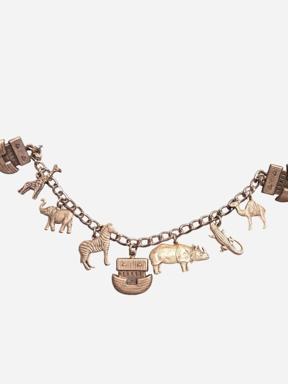 Vintage Noah's Ark Sweater Guard-Collar Pin